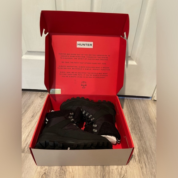 HUNTER Commando Boots Size 7 - Picture 13 of 13